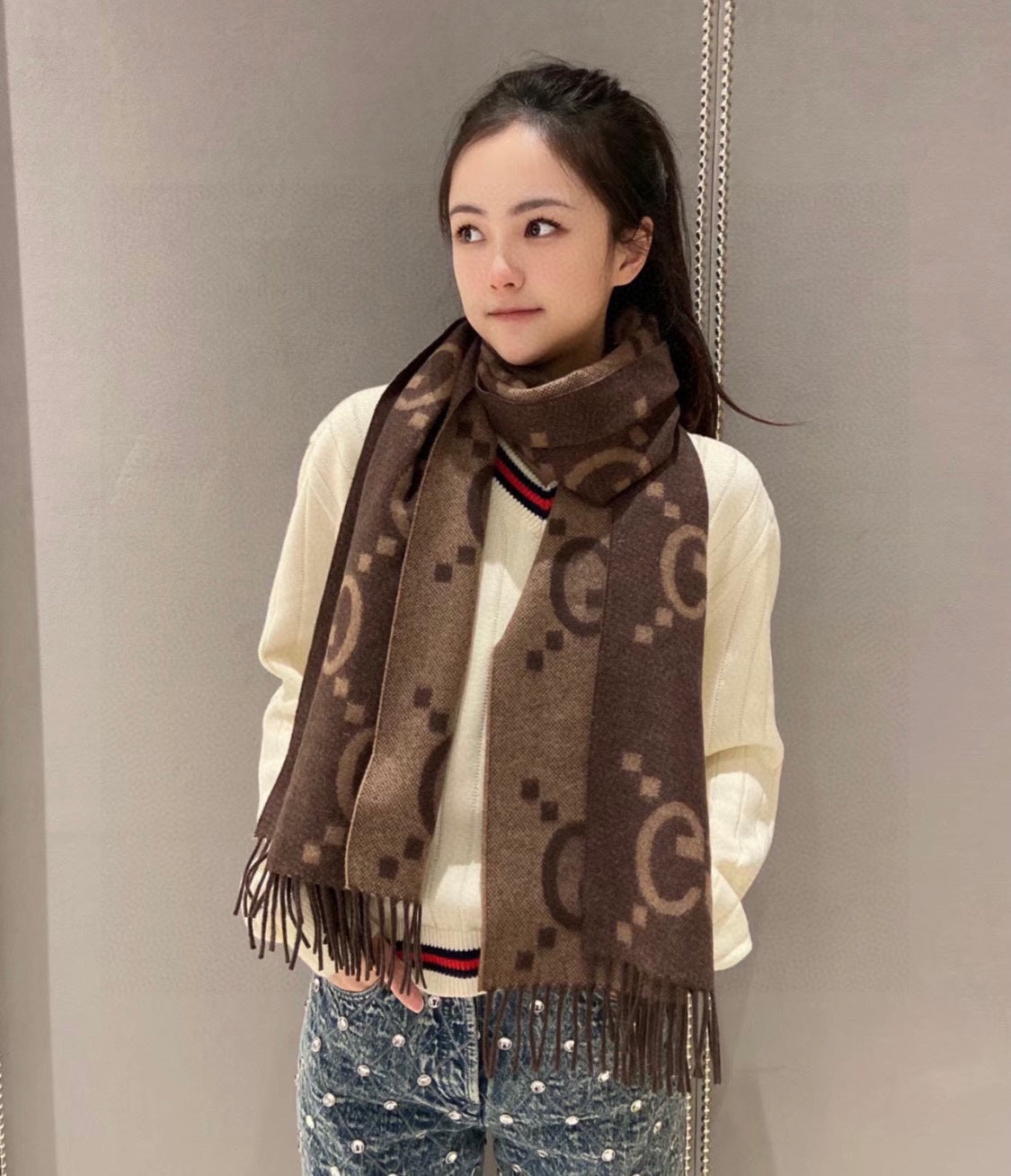 W1R86B30 Fashion Winter Scarves
