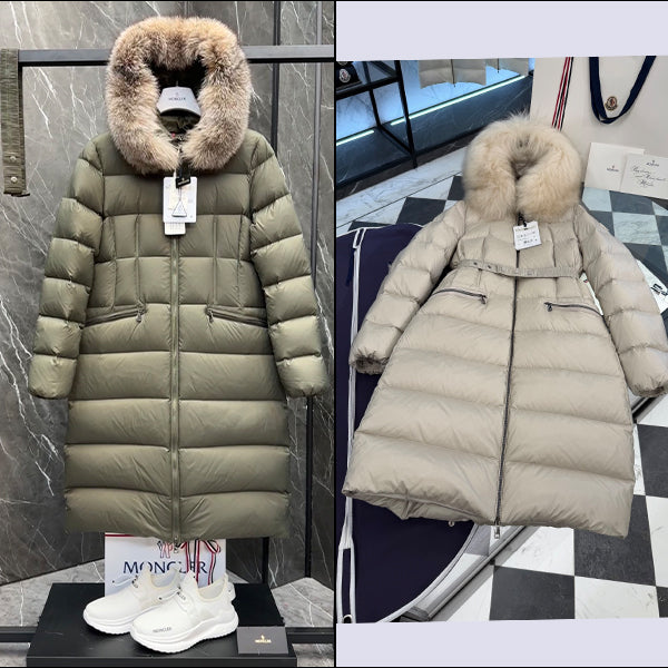 U3R106A4 Fashion down jacket （With a belt）