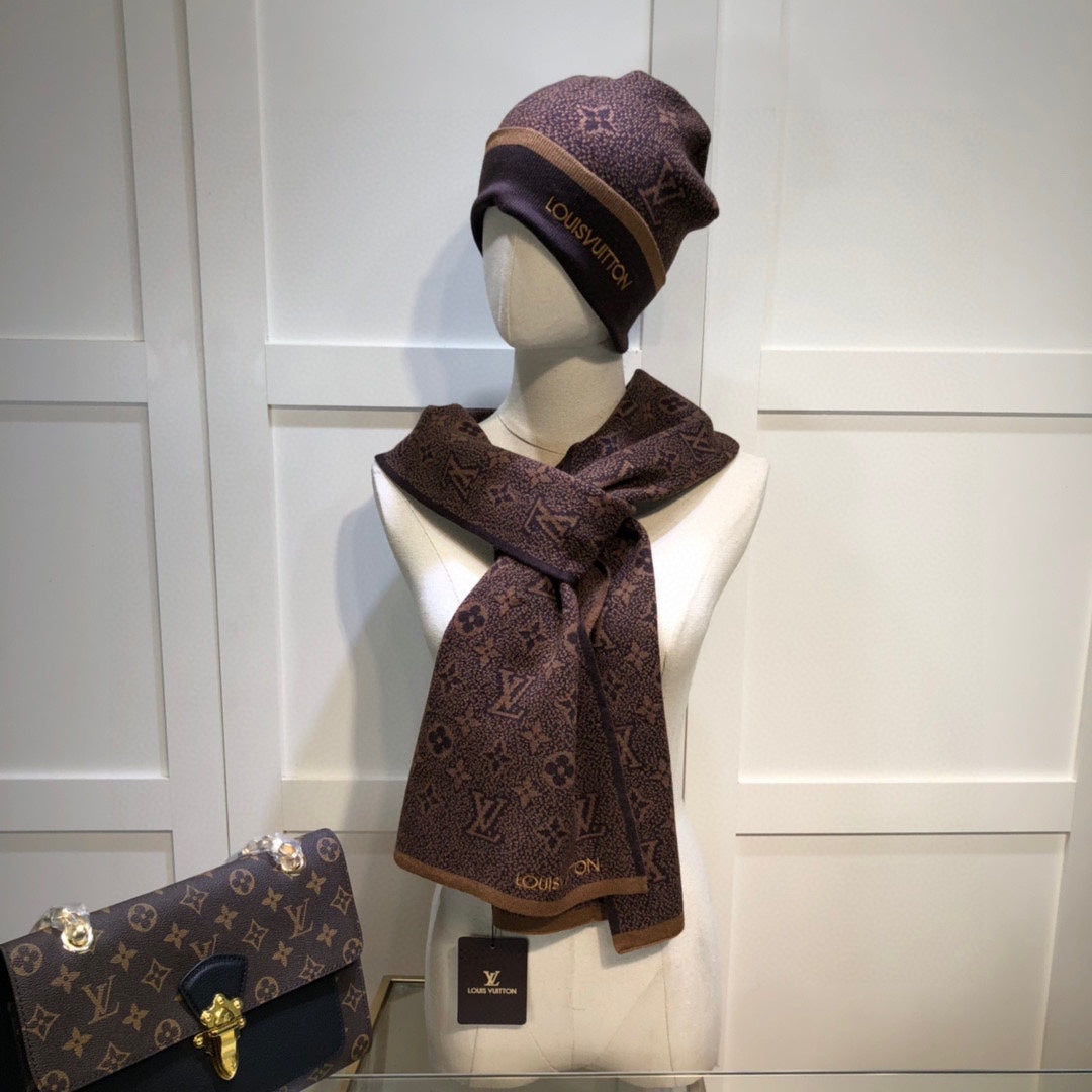 M1R96E23 Fashion Hat and scarf set