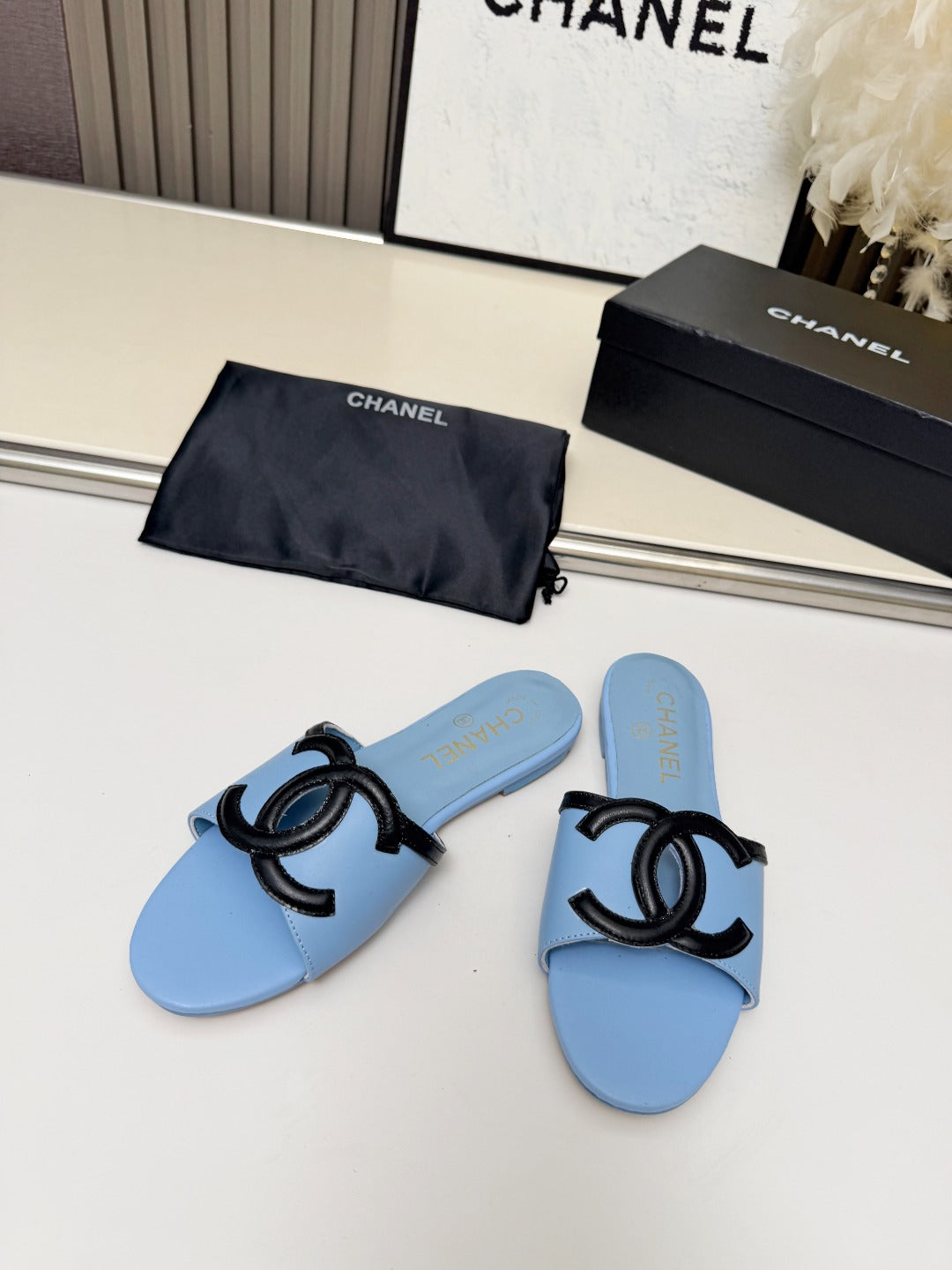 ZPX76C6 Fashion high-quality leather slippers