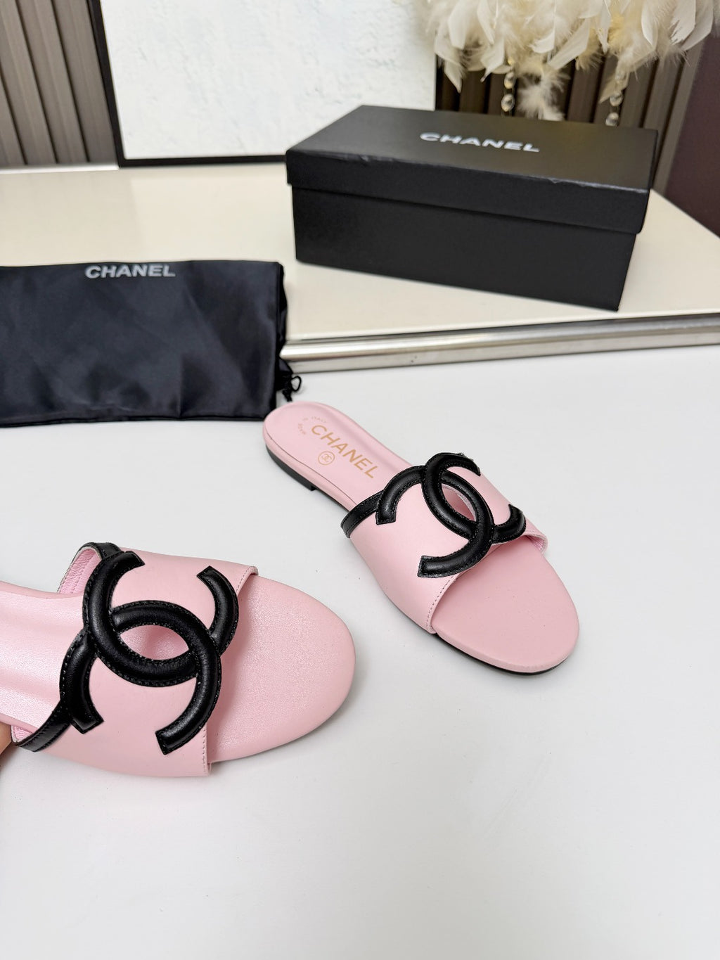 ZPX76C6 Fashion high-quality leather slippers