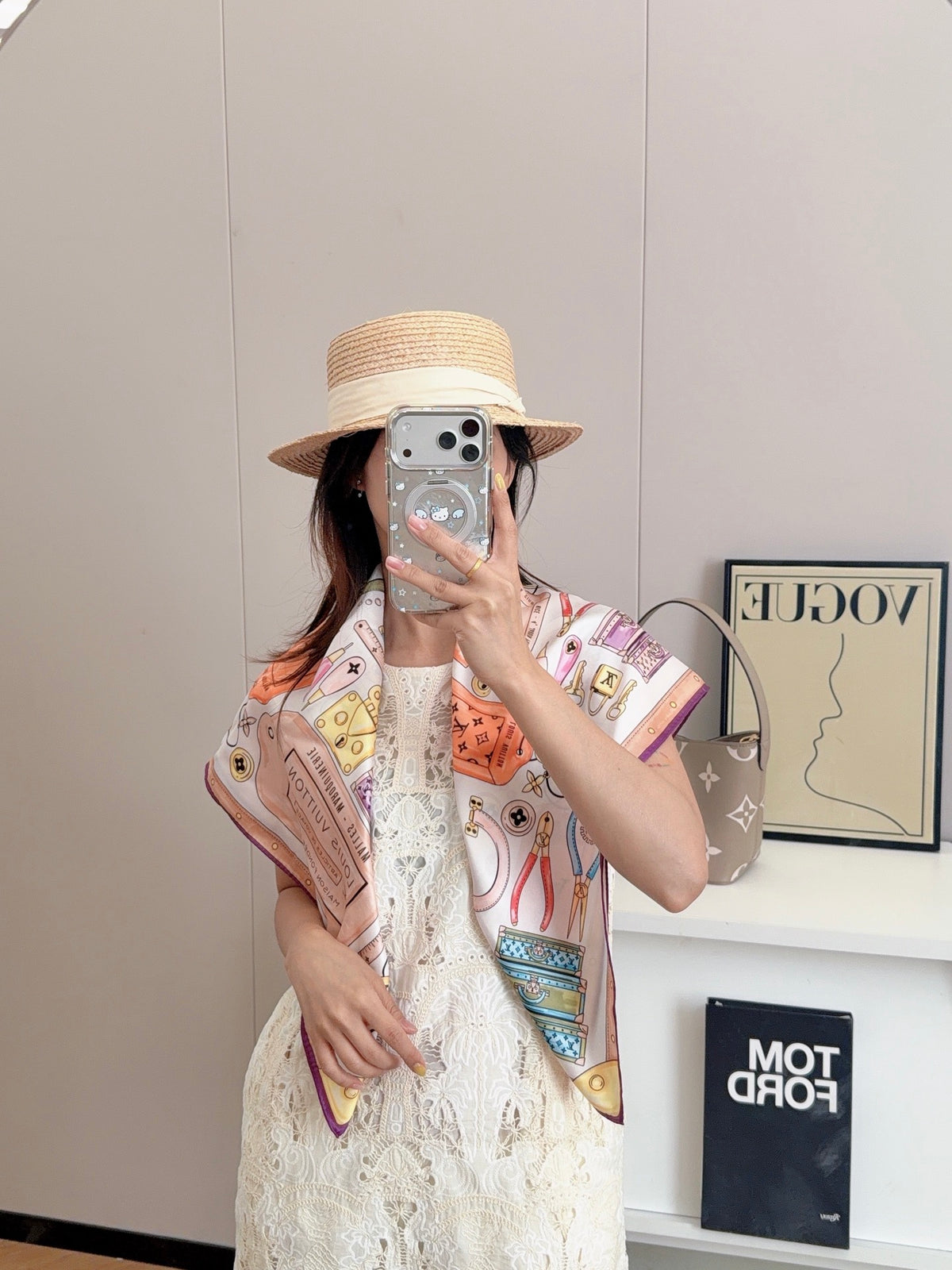 136NE18W Popular Silk Scarve