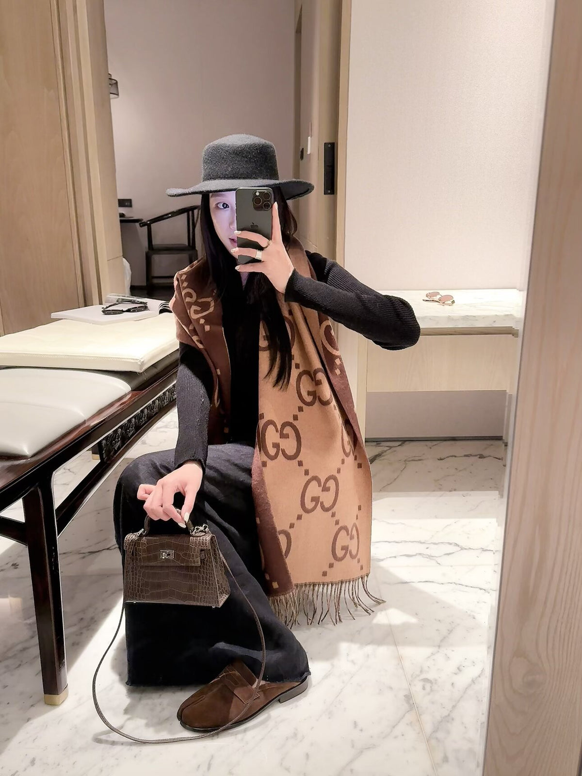 W1R86B96 Popular Winter Scarves