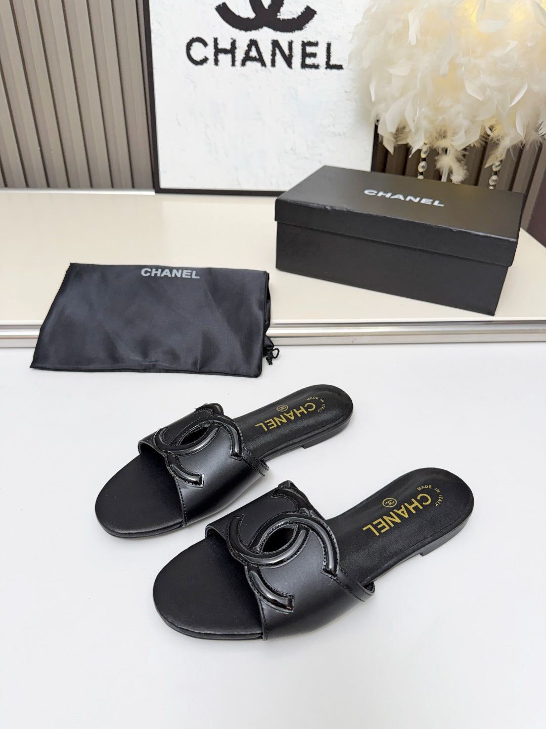 ZPX76C6  Popular high-quality leather slippers