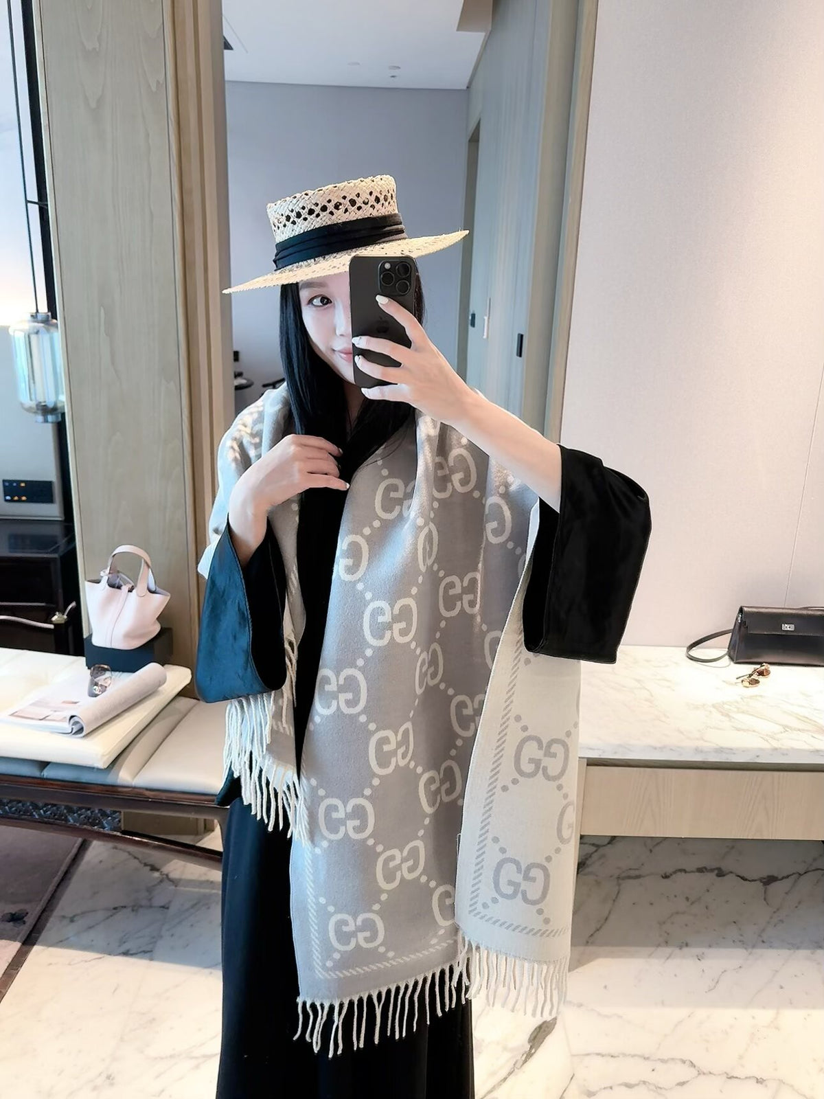 W1R96B129 Popular Winter Scarves
