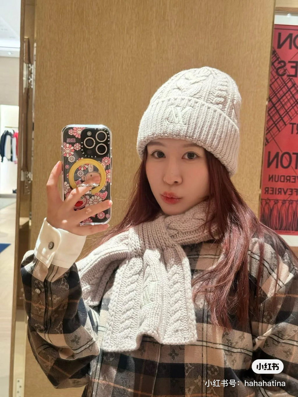 M1R96E10 Fashion Hat and scarf set