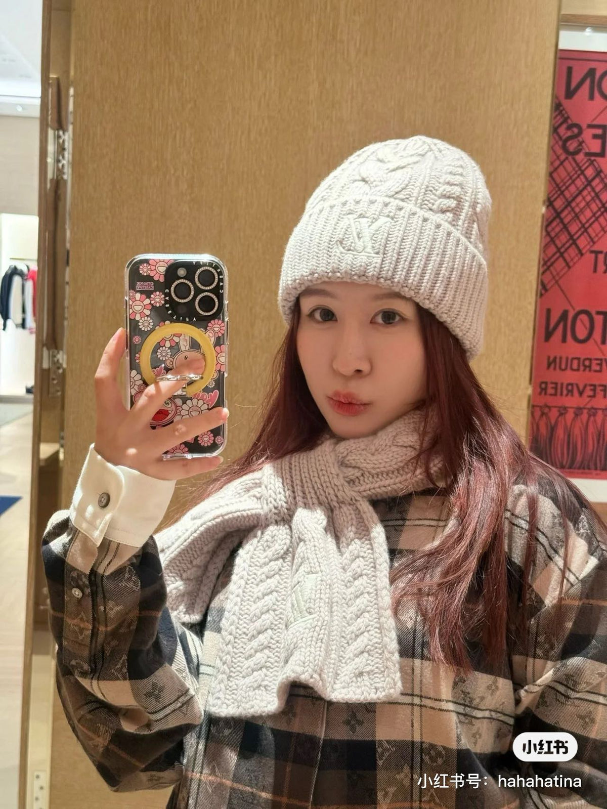 M1R96E10 Fashion Hat and scarf set
