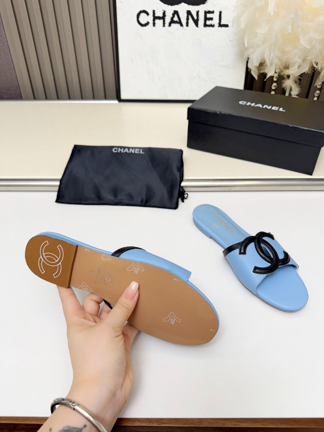 ZPX76C6 Fashion high-quality leather slippers