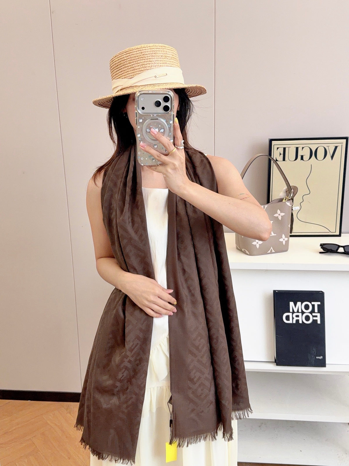 136NF16W Popular Silk Scarve