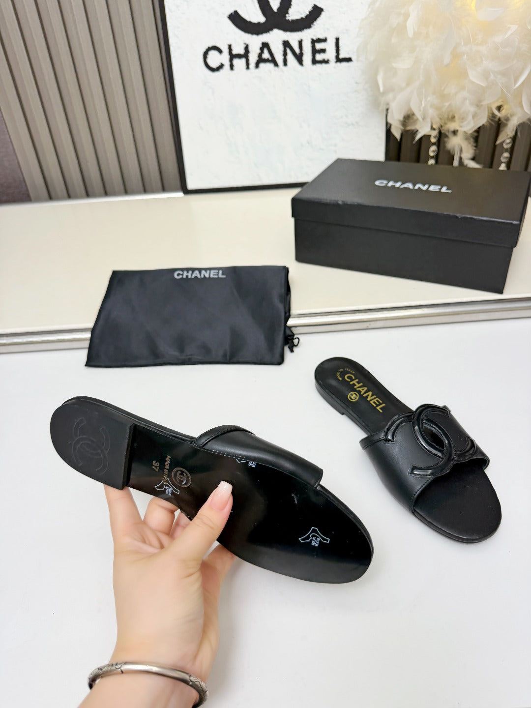 ZPX76C7 Fashion high-quality leather slippers