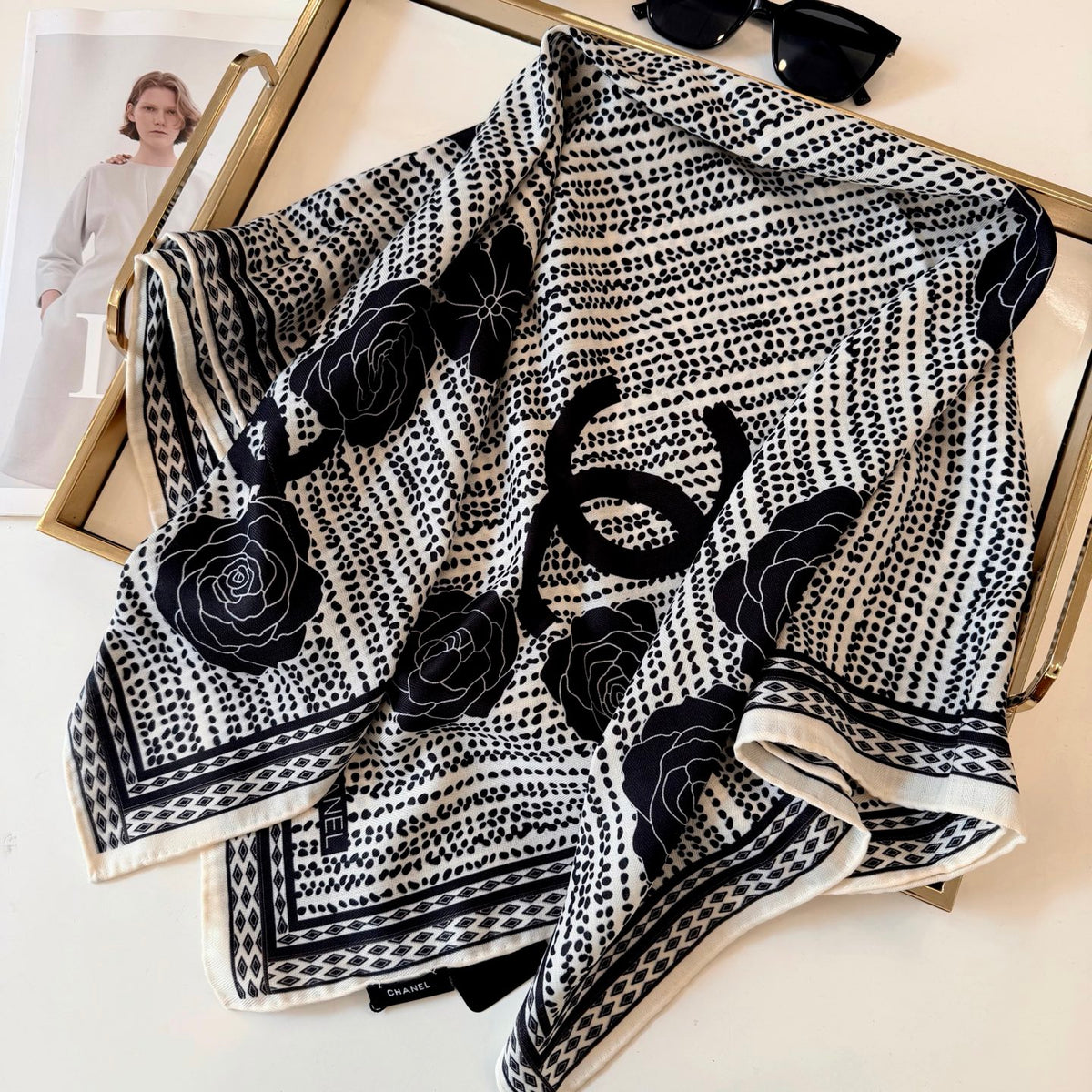 136NC28W Popular Silk Scarve