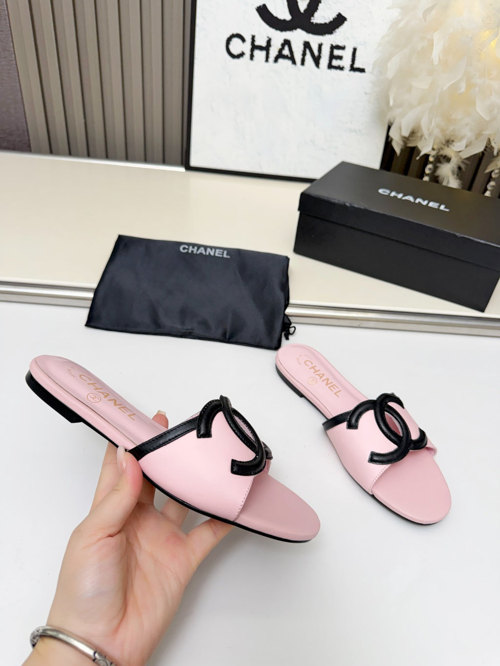 ZPX76C6 Fashion high-quality leather slippers
