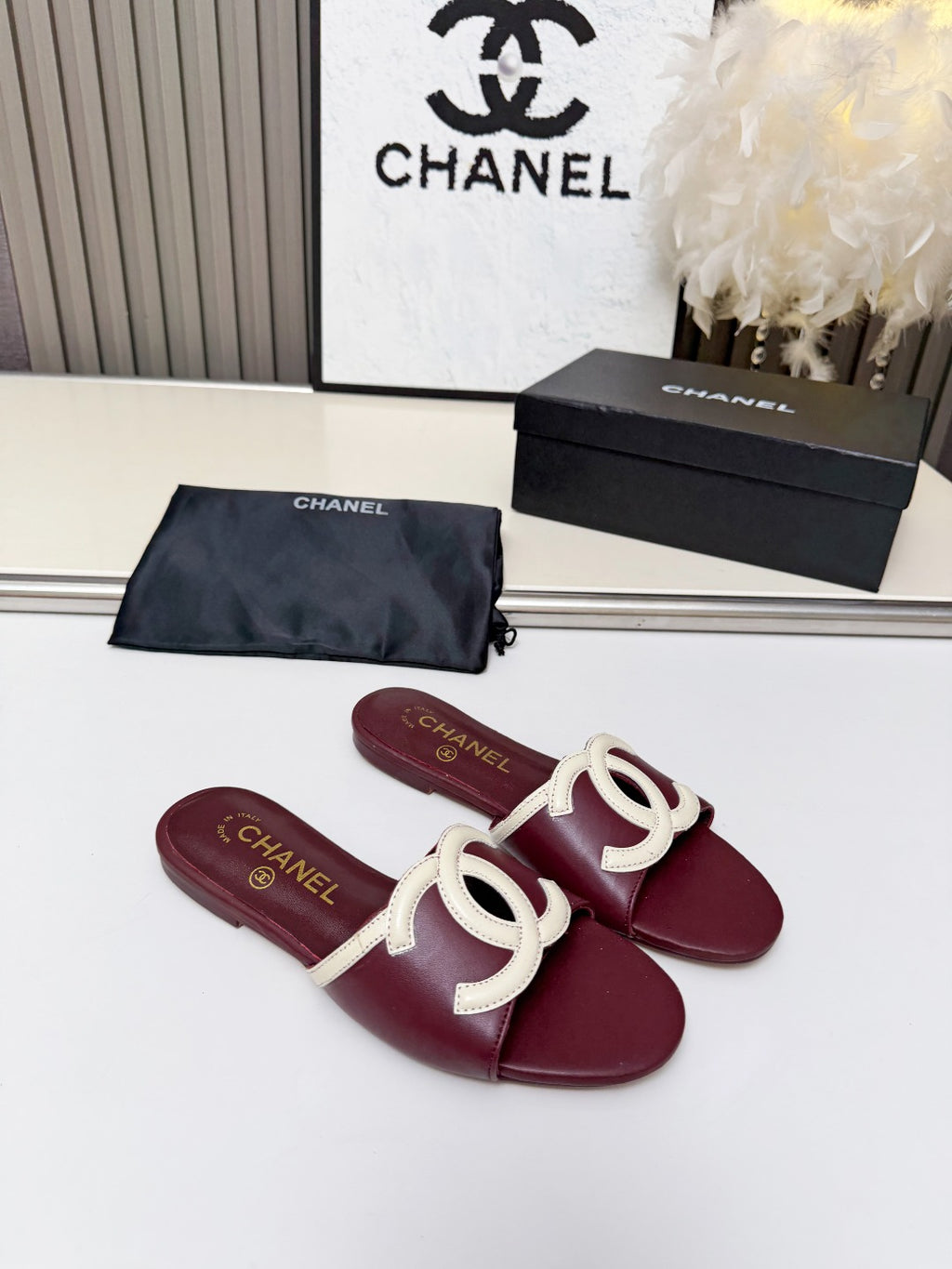 ZPX76C6 Fashion high-quality leather slippers