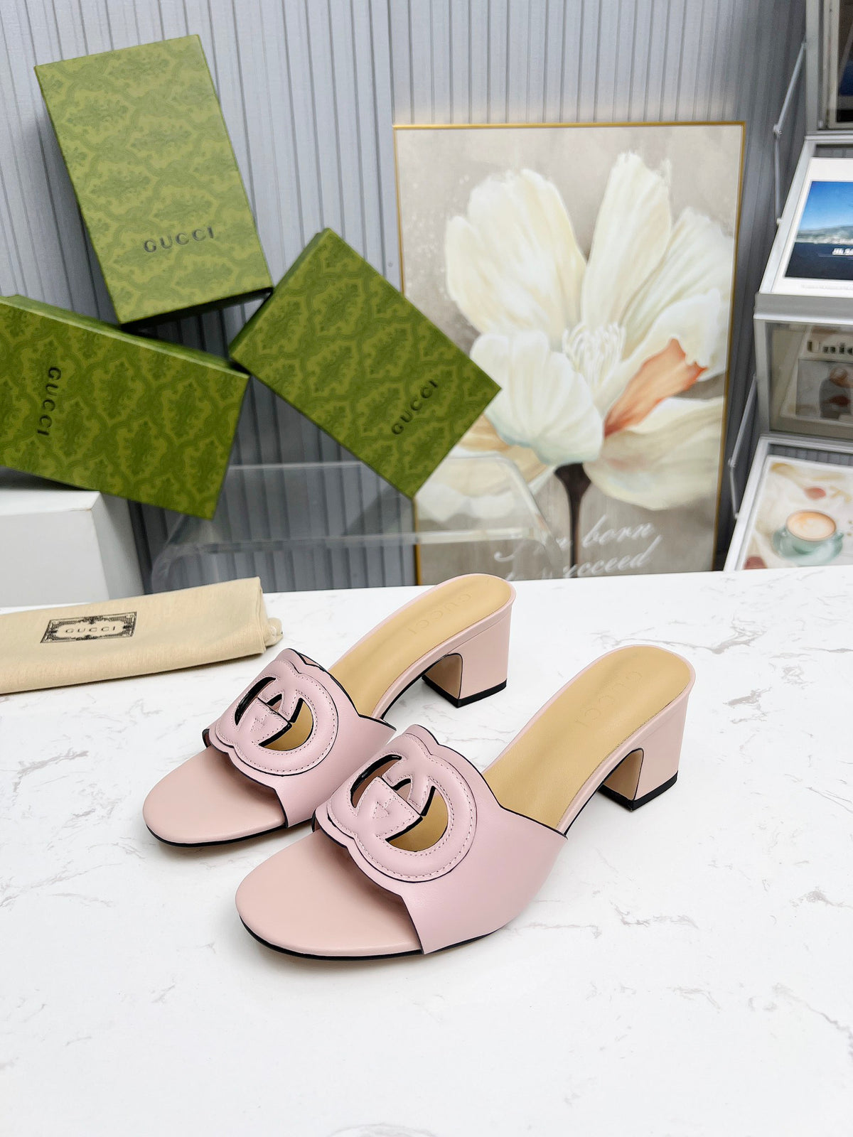 256XB33Z Popular high-quality leather Shoes 5.5cm