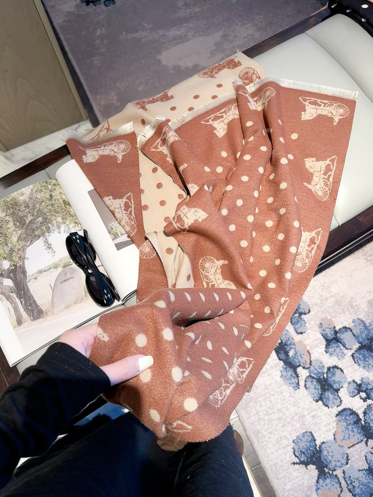 W1R86A117 Popular Winter Scarves