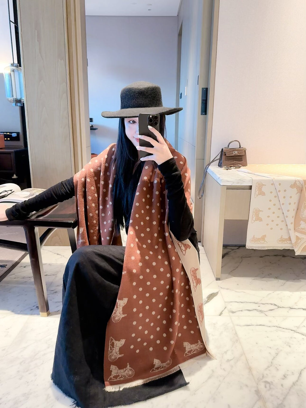 W1R86A117 Popular Winter Scarves
