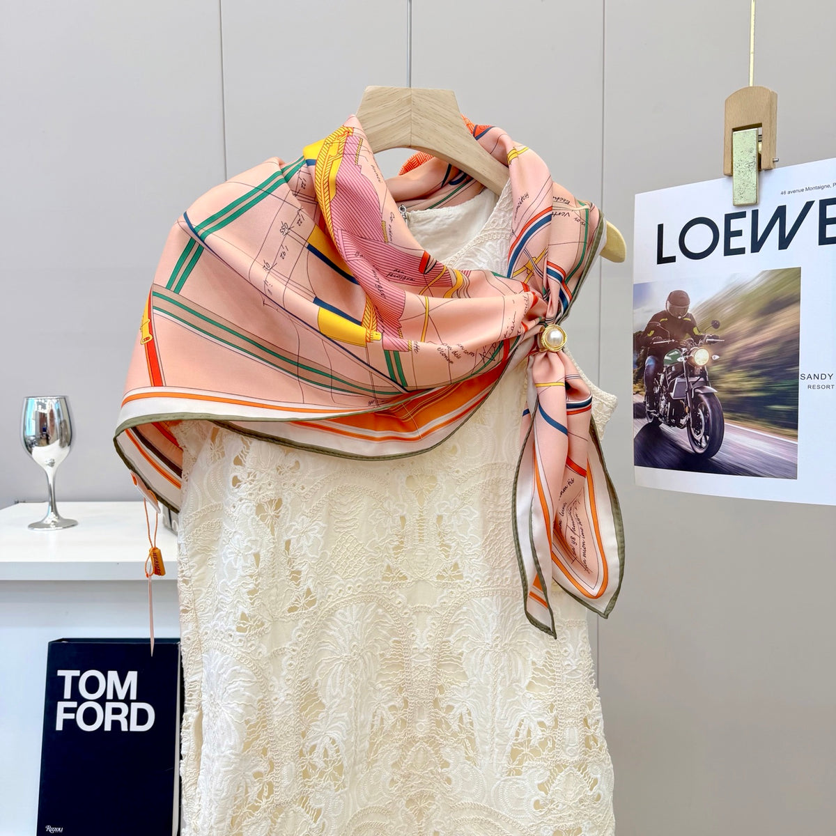 136NH5W Popular Silk Scarve