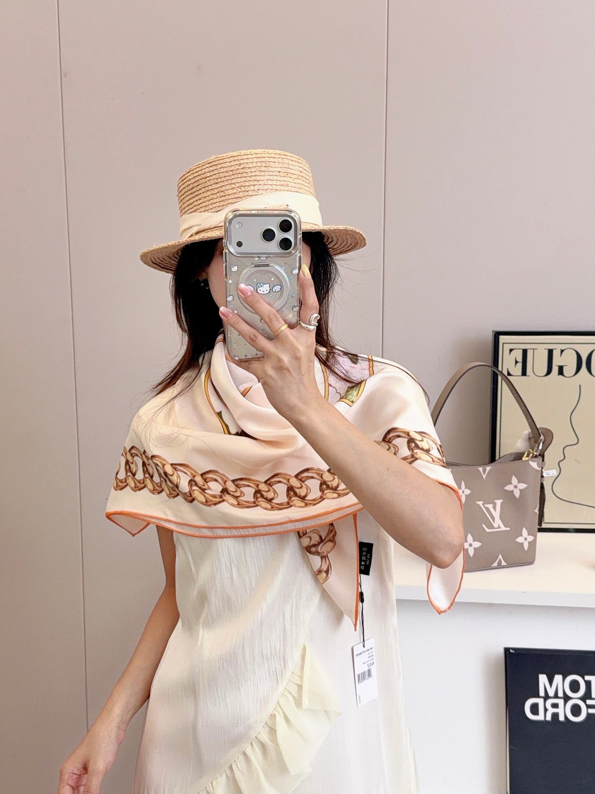 136NC16W Popular Silk Scarve