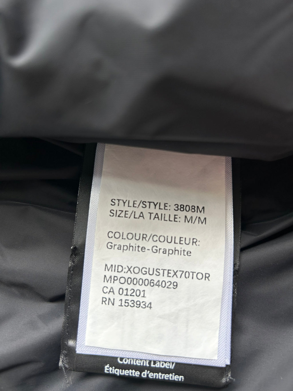U3R106A13 Fashion down jacket