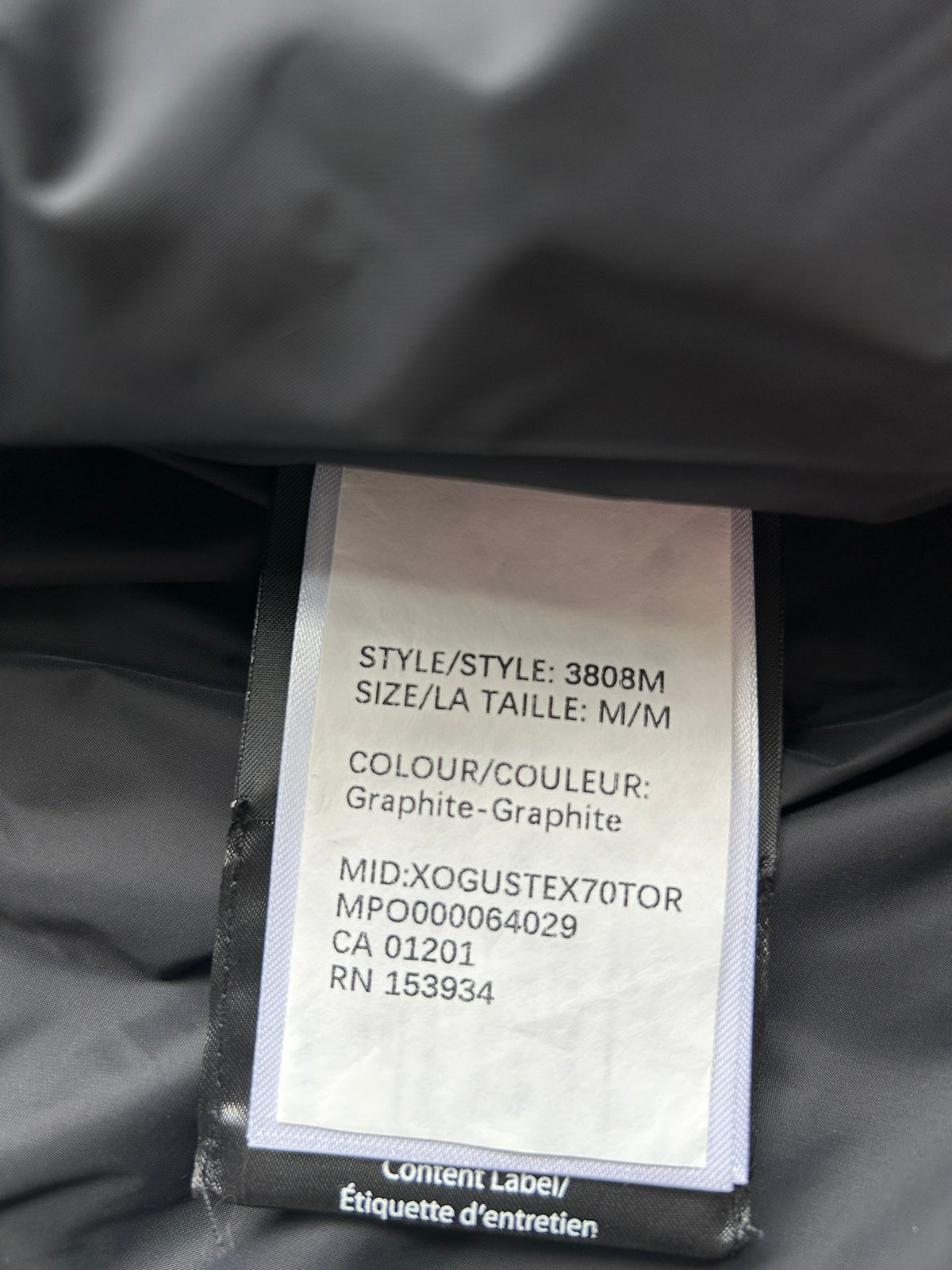 U3R106A13 Fashion down jacket