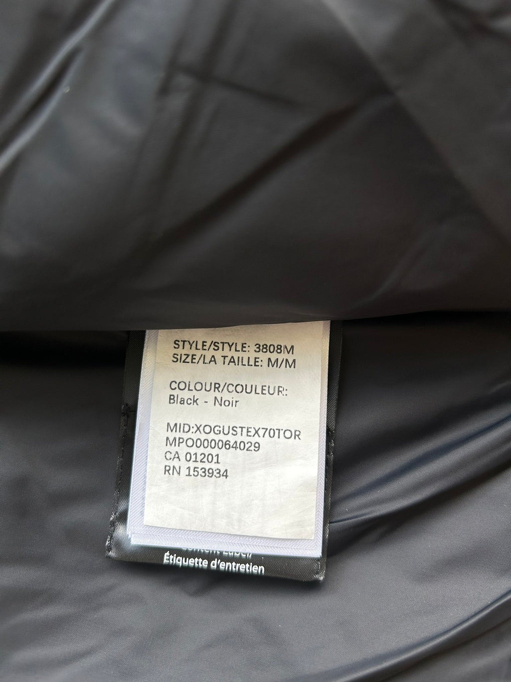 U3R106A13 Fashion down jacket