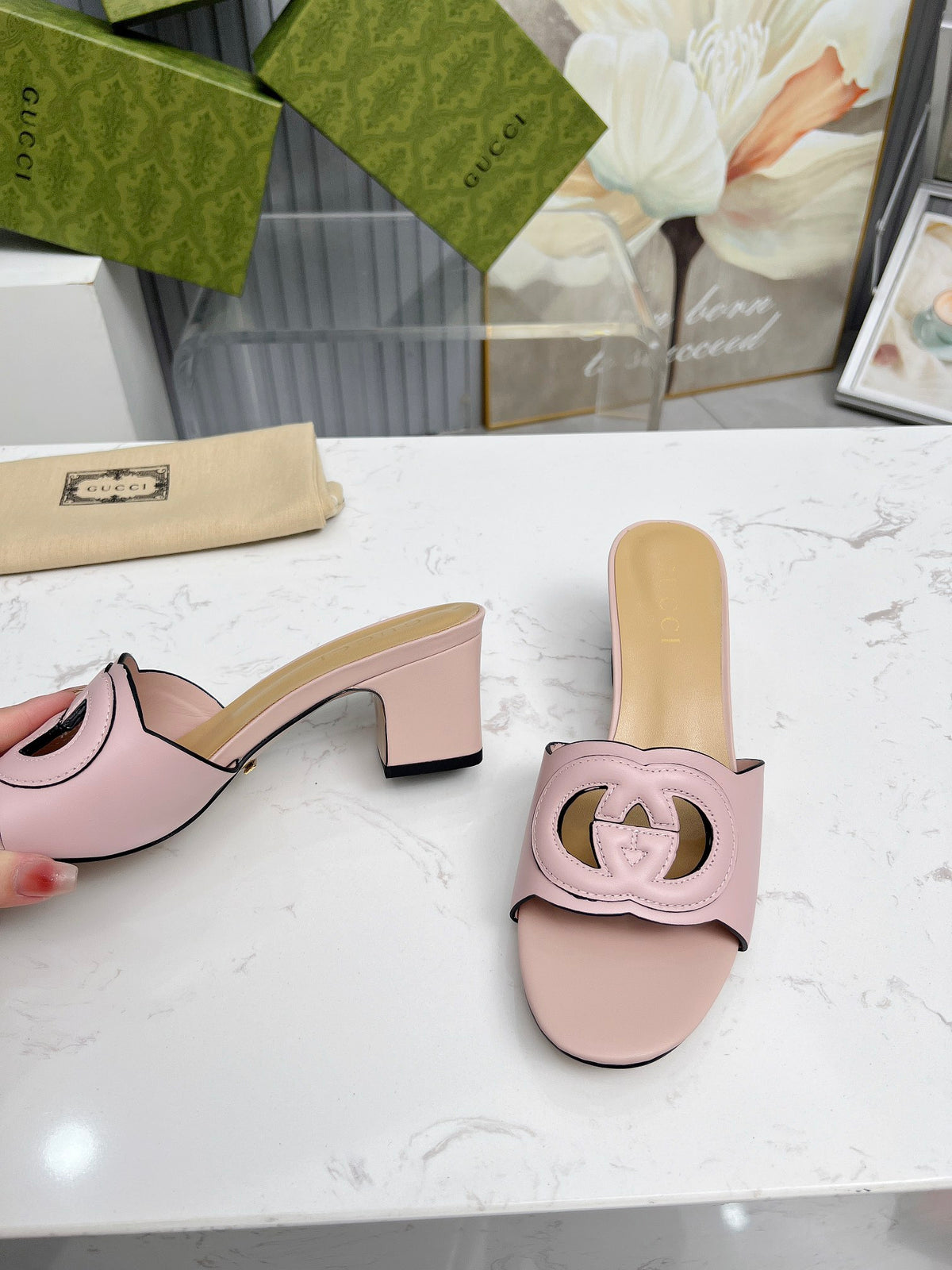 256XB33Z Popular high-quality leather Shoes 5.5cm