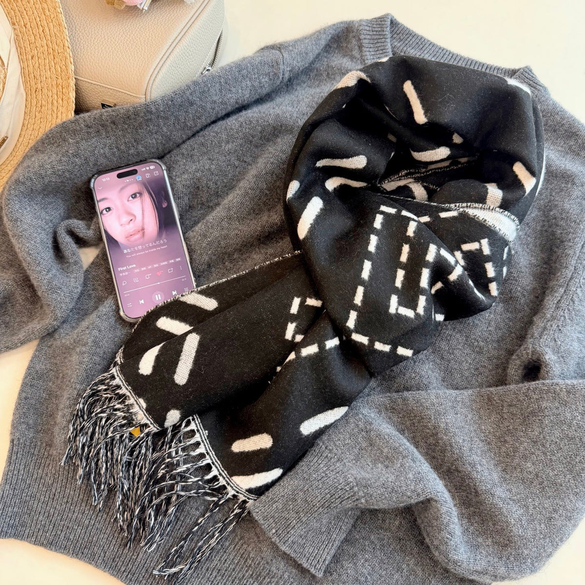 W1R86F81 Fashion Winter Scarves