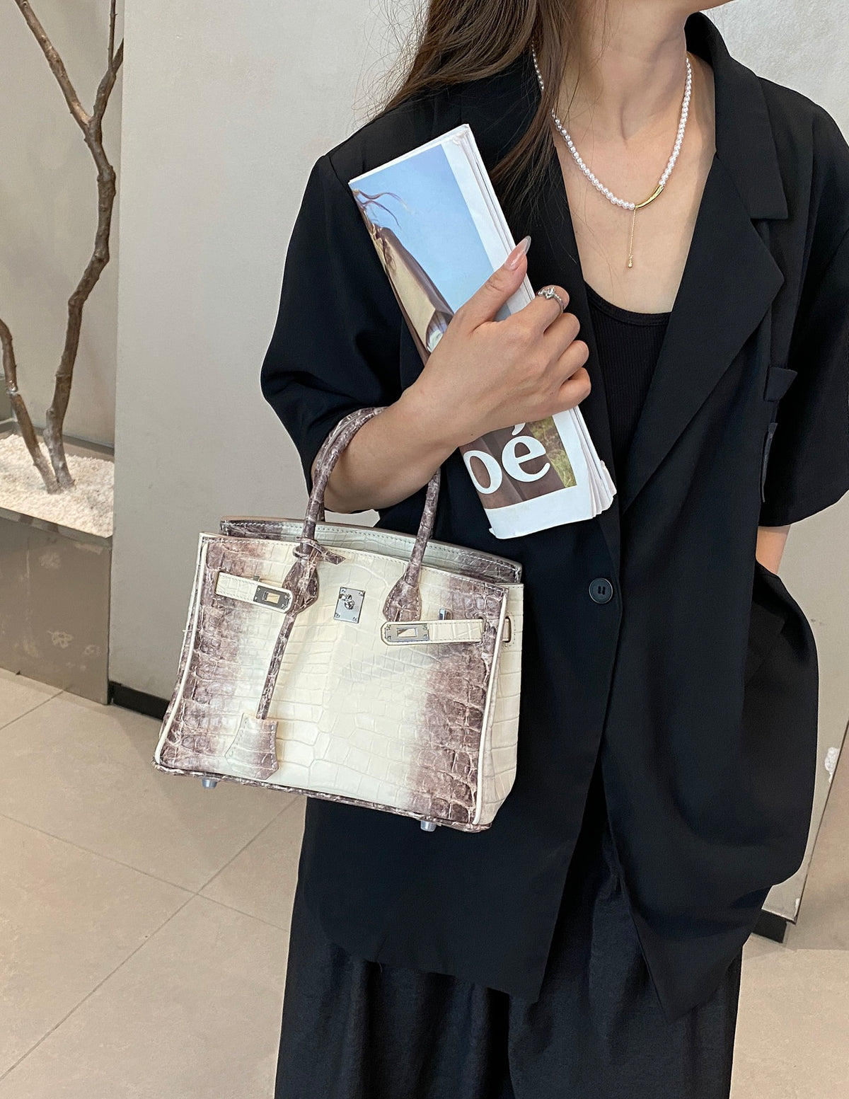 B1R86H2 Popular leather bag