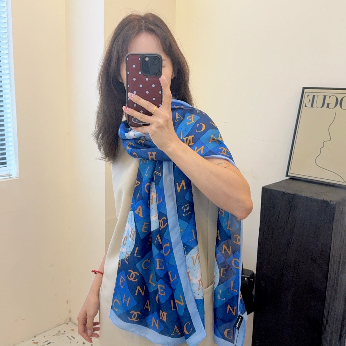 135ZC204W Popular Silk Scarve