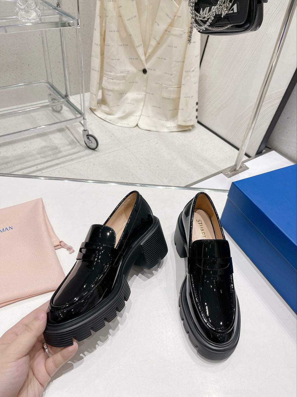 236PA24Z Popular high-quality leather Shoes（heel-height 4.5cm）