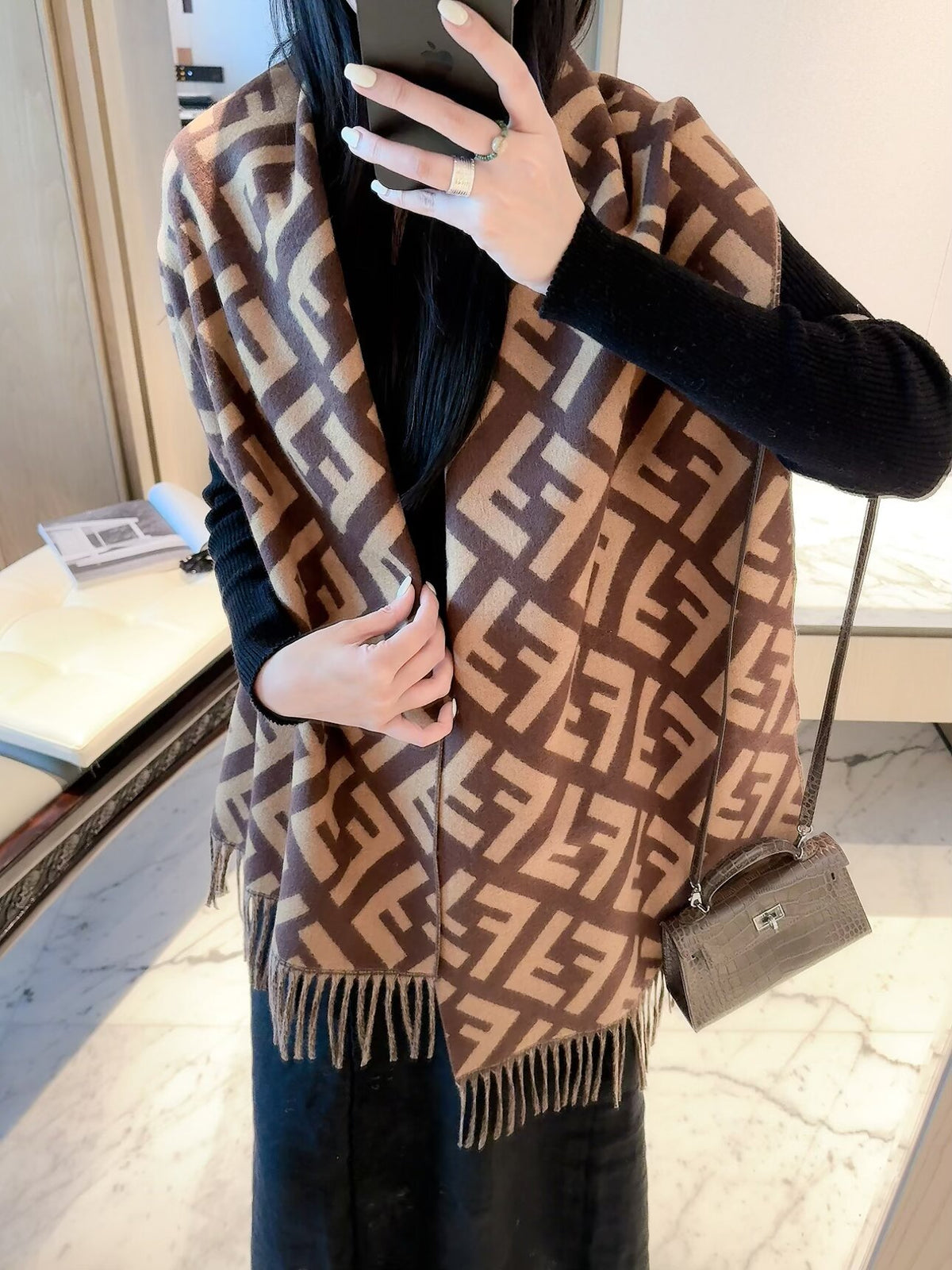 W1R86F98 Fashion Winter Scarves