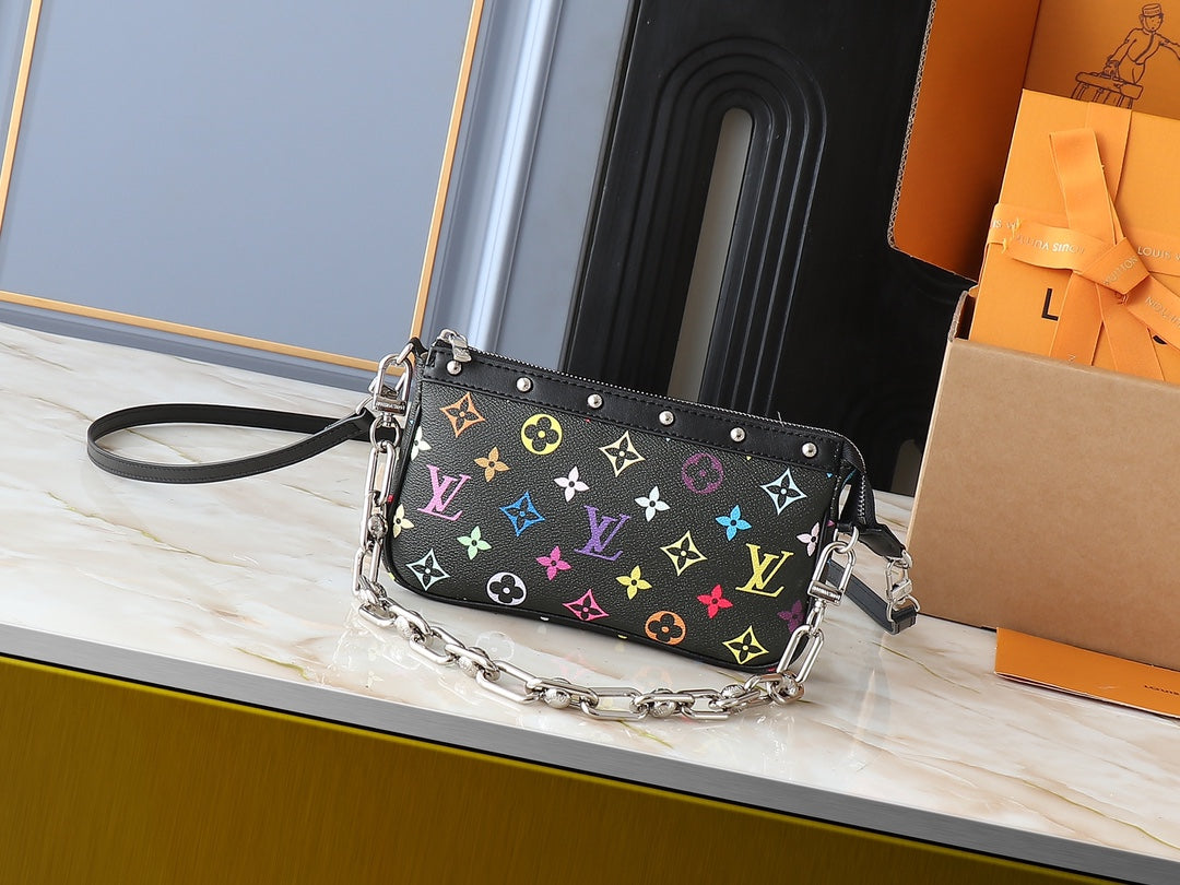 146PE44B Popular leather bag