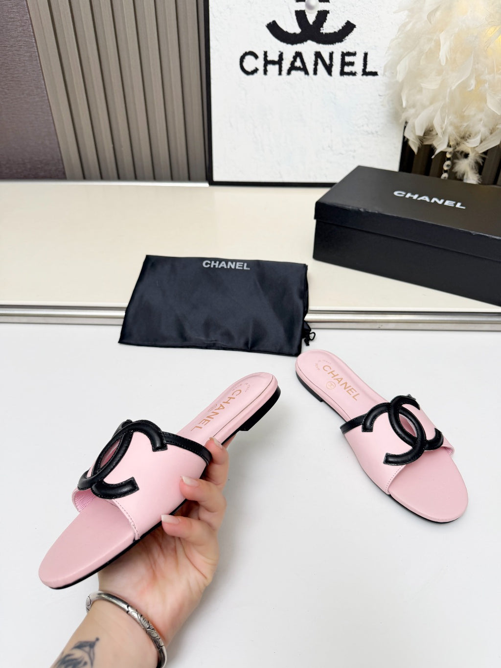 ZPX76C6 Fashion high-quality leather slippers
