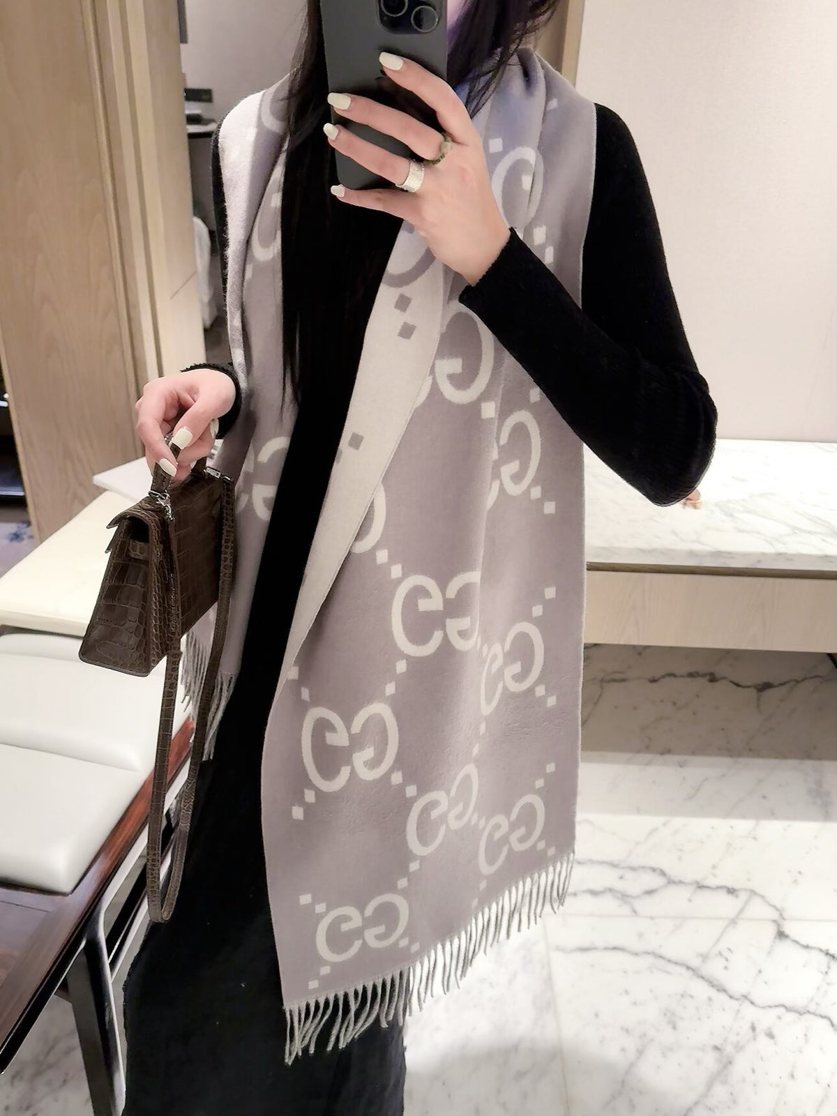 W1R86B96 Popular Winter Scarves