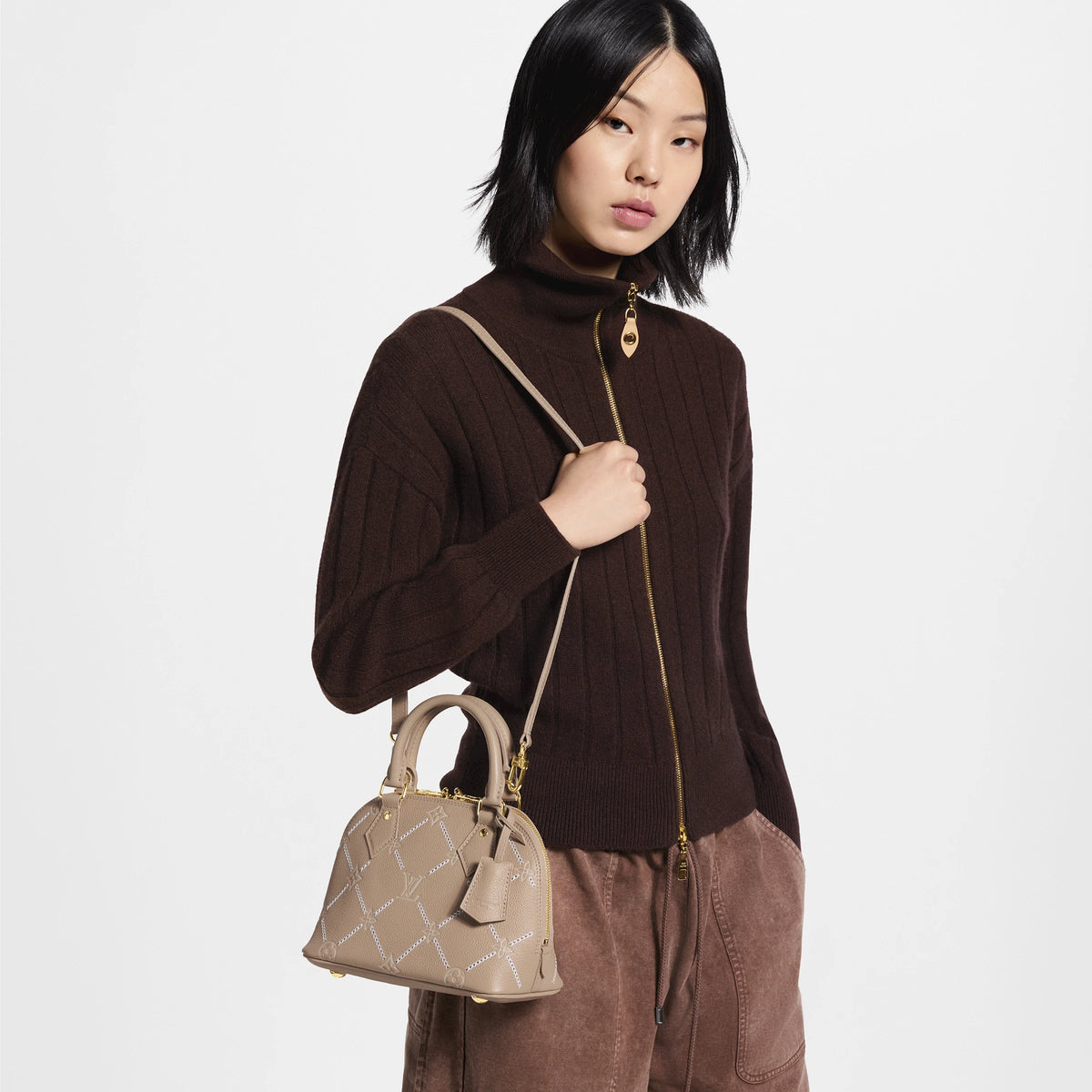 B1R76E14 Trendy classic high-quality leather bag