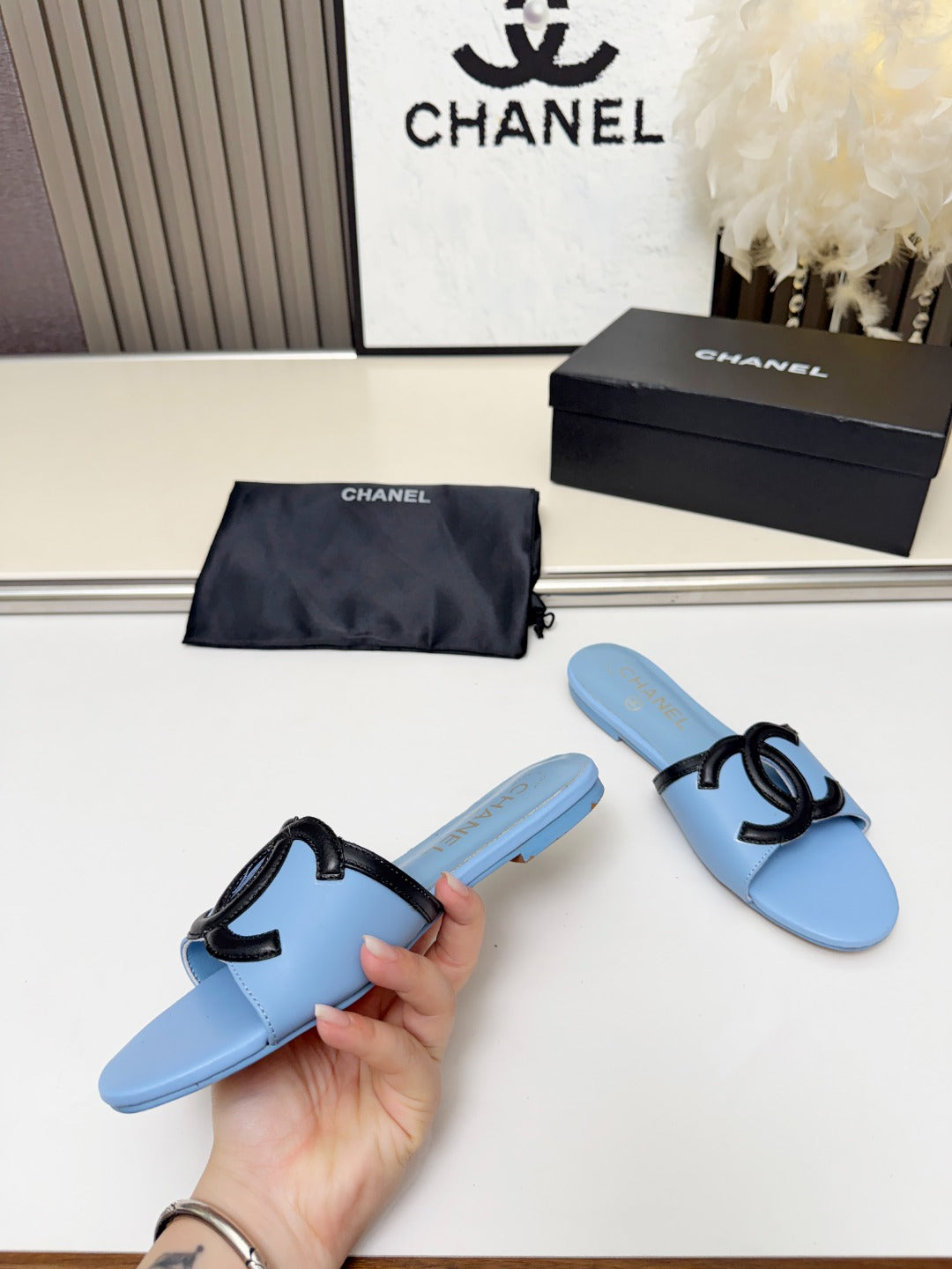 ZPX76C6 Fashion high-quality leather slippers