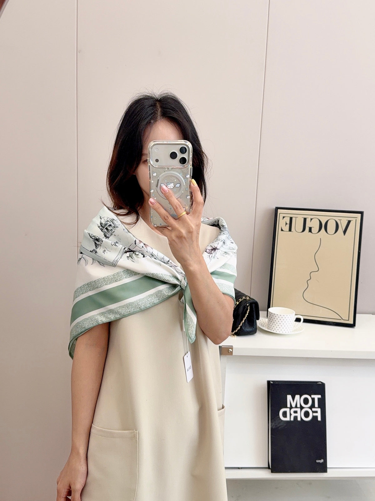 136ND21W Popular Silk Scarve